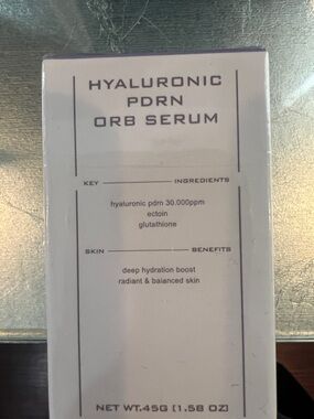 Hyaluronic PDRN ORB Serum — White Hydrating Face Serum new and sealed